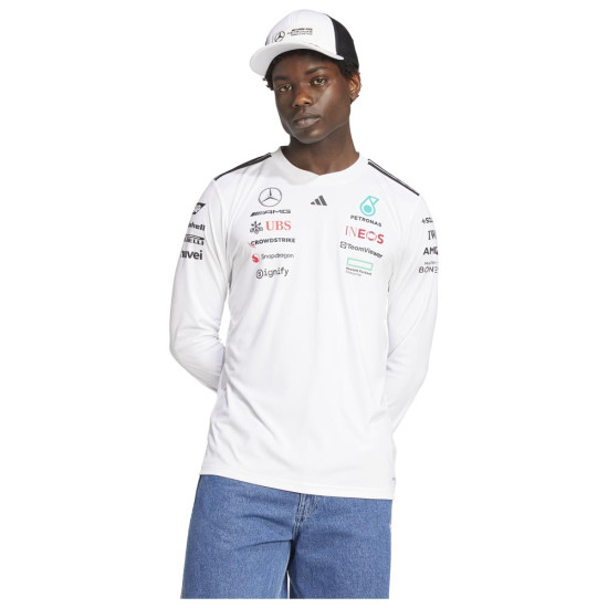 Adidas Ανδρική μακρυμάνικη μπλούζα Mercedes - AMG Petronas Formula One Team DR JSYW RLM LS Tee